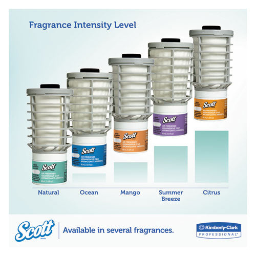Image of Scott® 12370 Essential Continuous Air Freshener Refill, Summer Fresh, 48 Ml Cartridge, 6/carton