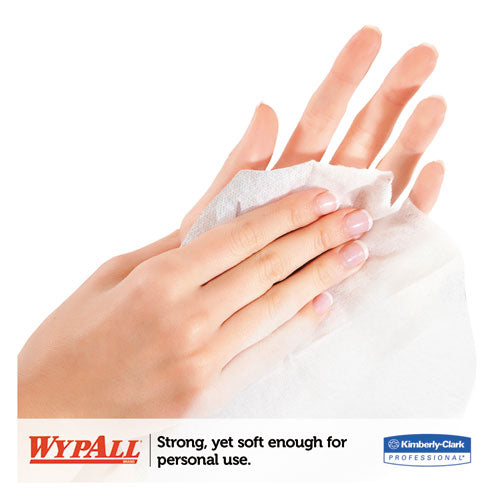Image of WypAll® 03086 L30 Towels, POP-UP Box, 10 x 9.8, White, 120/Box, 10 Boxes/Carton