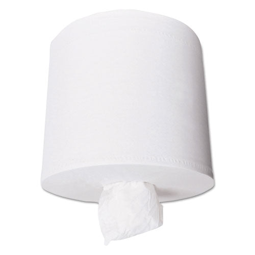 Image of Scott® 01010 Essential Center-Pull Towels, Absorbency Pockets, 2-Ply, 8 x 15, White, 500/Roll, 4 Rolls/Carton