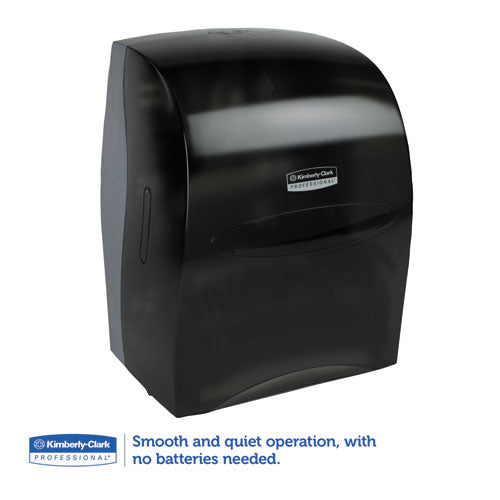 Image of Kimberly-Clark Professional 09996 Sanitouch Hard Roll Towel Dispenser, For 1.75" Core, 12.63 x 10.2 x 16.13, Smoke