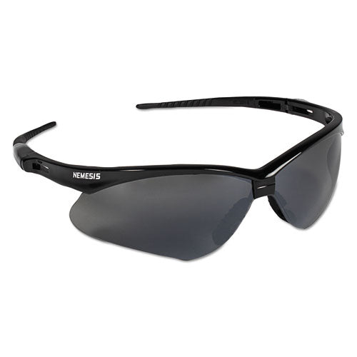 Image of KleenGuard KCC 25688 V30 Nemesis Safety Glasses, Black Half Frame, Mirrored Smoke Dual Lens