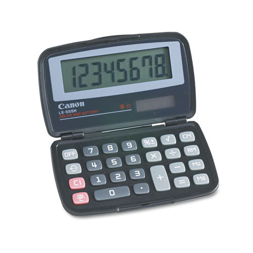 Image of Canon® 4009A006 Ls555h Handheld Foldable Pocket Calculator, 8-Digit Lcd