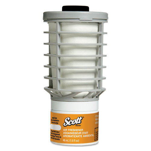 Image of Scott® 91067 Essential Continuous Air Freshener Refill, Citrus, 48 Ml Cartridge, 6/carton