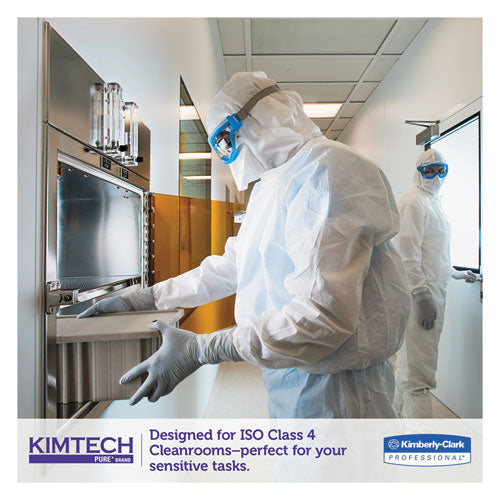 Image of Kimtech 33330 W4 Critical Task Wipers, Flat Double Bag, 12 x 12, Unscented, White, 100/Bag, 5 Bags/Carton