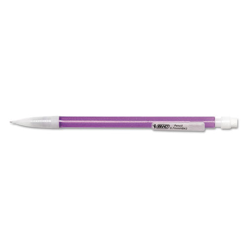 Image of BIC® MPLP241 Xtra-Sparkle Mechanical Pencil Value Pack, 0.7 mm, HB (#2), Black Lead, Assorted Barrel Colors, 24/Pack