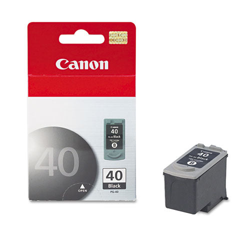 Image of Canon® 0615B002 0615b002 (pg-40) Ink, 195 Page-Yield, Black