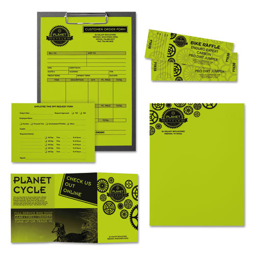 Image of AstrobrightsÂ® Color Paper, 24 lb Bond Weight, 11 x 17, Terra Green, 500/Ream