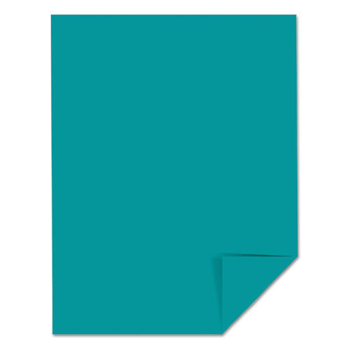 Image of Astrobrights® 21849 Color Paper, 24 lb Bond Weight, 8.5 x 11, Terrestrial Teal, 500 Sheets/Ream