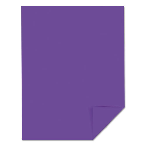 Image of Astrobrights® 21971 Color Cardstock, 65 lb Cover Weight, 8.5 x 11, Gravity Grape, 250/Pack