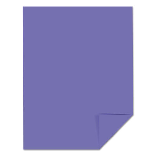 Image of Astrobrights® 22091 Color Cardstock, 65 lb Cover Weight, 8.5 x 11, Venus Violet, 250/Pack