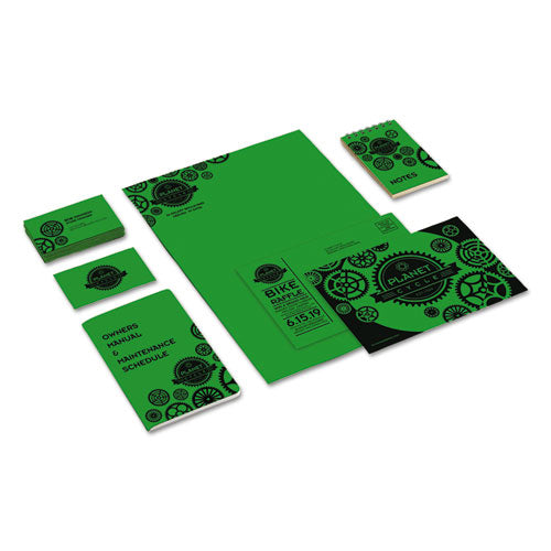 Image of Astrobrights® 22741 Color Cardstock, 65 lb Cover Weight, 8.5 x 11, Gamma Green, 250/Pack