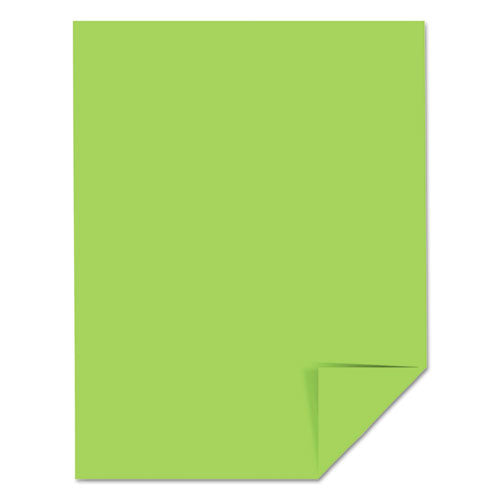 Image of Astrobrights® 21811 Color Cardstock, 65 lb Cover Weight, 8.5 x 11, Martian Green, 250/Pack