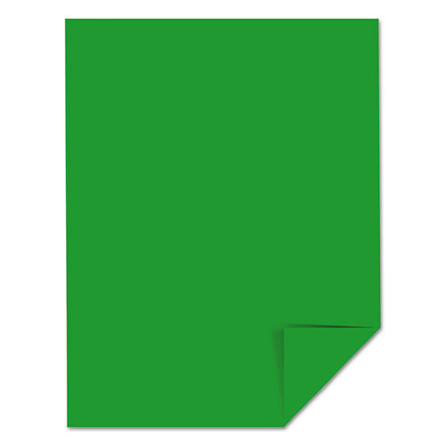 Image of Astrobrights® 22741 Color Cardstock, 65 lb Cover Weight, 8.5 x 11, Gamma Green, 250/Pack