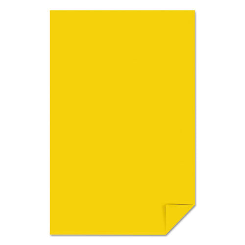 Image of Astrobrights® 22533 Color Paper, 24 lb Bond Weight, 11 x 17, Solar Yellow, 500/Ream