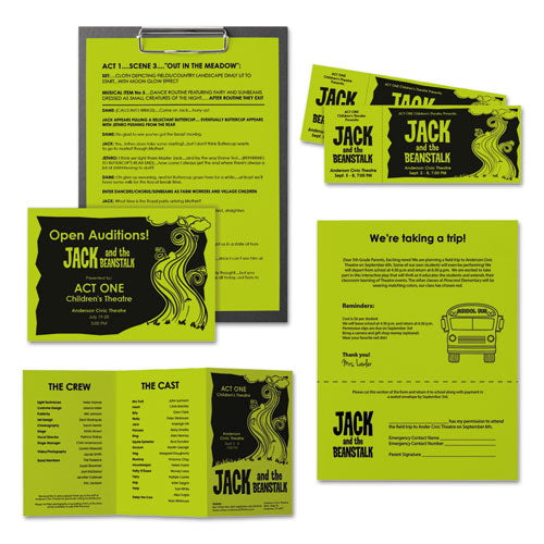 Image of AstrobrightsÂ® Color Paper, 24 lb Bond Weight, 11 x 17, Terra Green, 500/Ream
