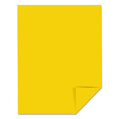 Image of Astrobrights® 22531 Color Paper, 24 lb Bond Weight, 8.5 x 11, Solar Yellow, 500/Ream