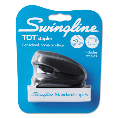 Image of Swingline® S7079171 Tot Mini Stapler, 12-Sheet Capacity, Black