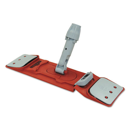 Image of Unger® SM40R Ez Flat Mop Holders, Nylon Head, 16", Red