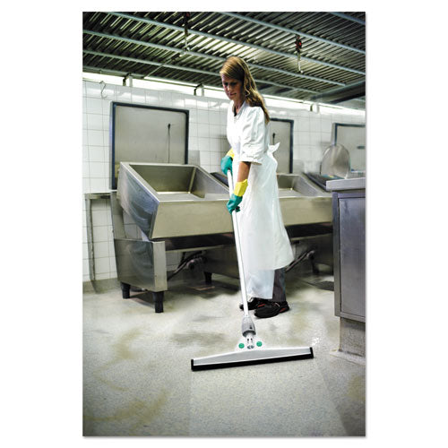 Image of Unger® HM22A SmartFit Heavy Duty Water Wand with Socket and Twin Foam Rubber Blades, 22" Wide Blade, 4" Handle