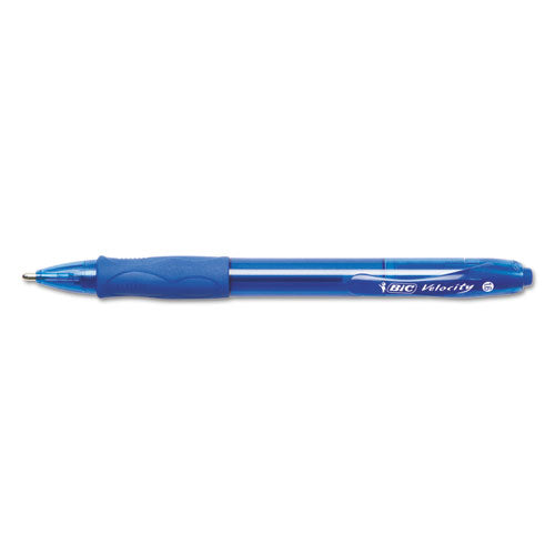 Image of BIC® VLGB361-BLU GLIDE Bold Ballpoint Pen Value Pack, Retractable, Bold 1.6 mm, Blue Ink, Translucent Blue Barrel, 36/Pack