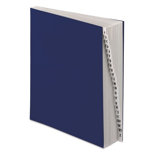 Image of Pendaflex® DDF3-OX Expanding Desk File, 20 Dividers, Alpha Index, Letter Size, Dark Blue Cover