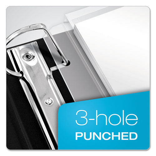 Image of Cardinal® 14201 Expanding Zipper Binder Pockets, 8.5 x 11, Clear, 3/Pack