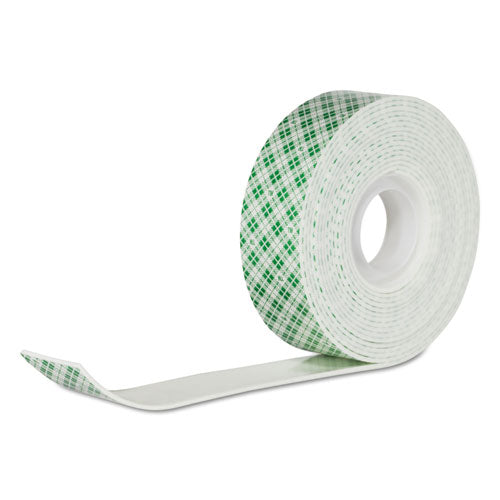 Image of Scotch® 112L Permanent High-Density Foam Mounting Tape, Holds Up to 15 lb, 1" x 125", White