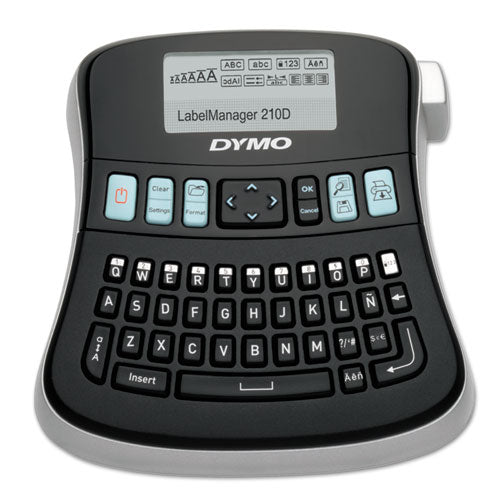 Image of DYMO® 2175085 Labelmanager 210d Label Maker, 2 Lines, 6.1 X 6.5 X 2.5