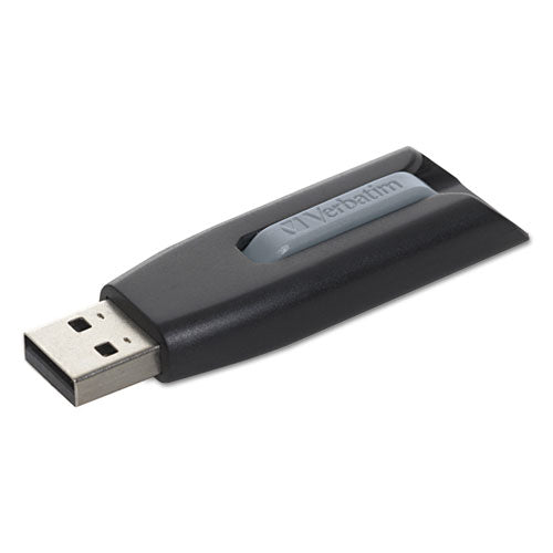 Image of Verbatim® 49168 Store 'n' Go V3 Usb 3.0 Drive, 256 Gb, Black/gray
