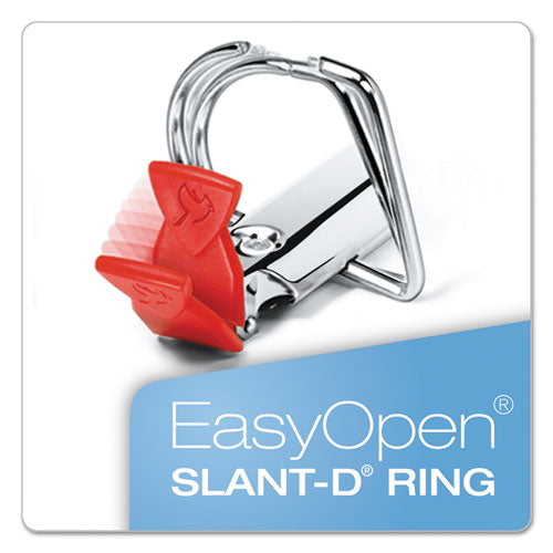 Image of Cardinal® 43140 Freestand Easy Open Locking Slant-D Ring Binder, 3 Rings, 4" Capacity, 11 X 8.5, White