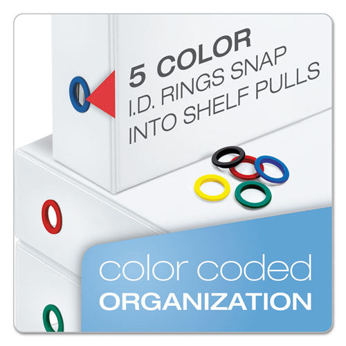 Image of Cardinal® 43140 Freestand Easy Open Locking Slant-D Ring Binder, 3 Rings, 4" Capacity, 11 X 8.5, White