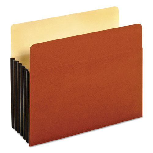 Image of Pendaflex® 63274 File Pocket with Tyvek, 5.25" Expansion, Letter Size, Redrope, 10/Box
