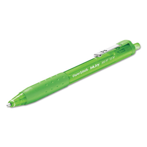 Image of Paper Mate® 1945921 InkJoy 300 RT Ballpoint Pen, Retractable, Medium 1 mm, Assorted Ink and Barrel Colors, 8/Pack
