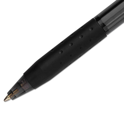 Image of Paper Mate® 1951260 InkJoy 300 RT Ballpoint Pen, Retractable, Medium 1 mm, Black Ink, Black Barrel, Dozen
