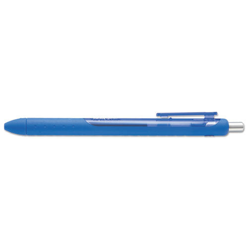 Image of Paper Mate® 1951721A Inkjoy Gel Pen, Retractable, Medium 0.7 Mm, Blue Ink, Blue Barrel, Dozen