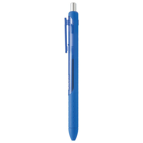 Image of Paper Mate® 1951722 InkJoy Gel Pen, Retractable, Fine 0.5 mm, Blue Ink, Blue Barrel, Dozen