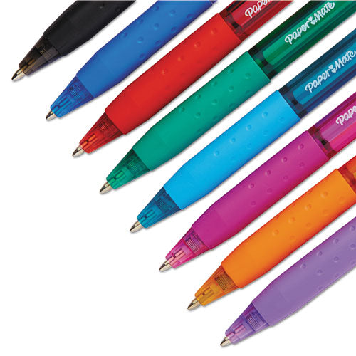 Image of Paper Mate® 1945921 InkJoy 300 RT Ballpoint Pen, Retractable, Medium 1 mm, Assorted Ink and Barrel Colors, 8/Pack