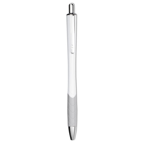 Image of Paper Mate® 1951347 InkJoy 700 RT Ballpoint Pen, Retractable, Medium 1 mm, Black Ink, White/Gray Barrel, Dozen