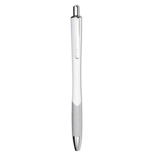 Image of Paper Mate® 1951346 InkJoy 700 RT Ballpoint Pen, Retractable, Medium 1 mm, Blue Ink, White/Gray Barrel, Dozen