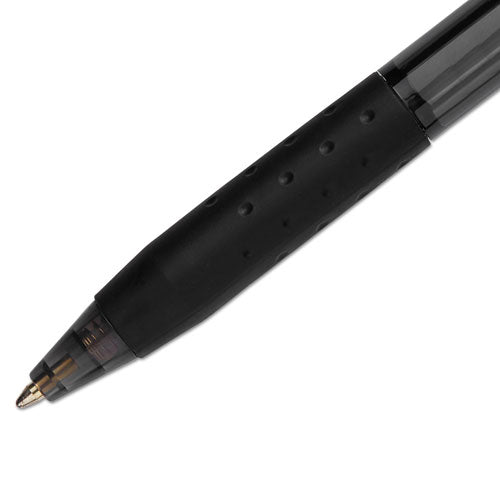 Image of Paper Mate® 1945925 InkJoy 300 RT Ballpoint Pen, Retractable, Medium 1 mm, Black Ink, Black Barrel, 24/Pack