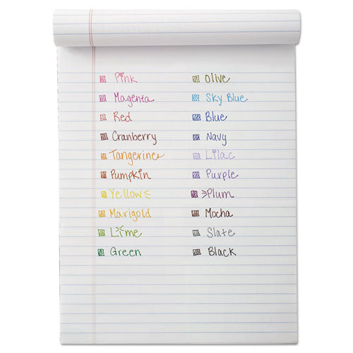 Image of Paper Mate® 1921070 Point Guard Flair Felt Tip Porous Point Pen, Stick, Medium 0.7 mm, Black Ink, Black Barrel, 36/Box