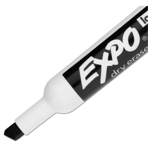 Image of EXPO® 1920940A Low-Odor Dry-Erase Marker Value Pack, Broad Chisel Tip, Black, 36/box