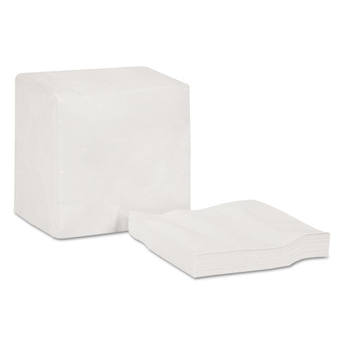 Image of Tork® B1242 Advanced Beverage Napkins, 2-Ply, 9.25 x 9.25, Poly-Pack, White, 6,000/Carton