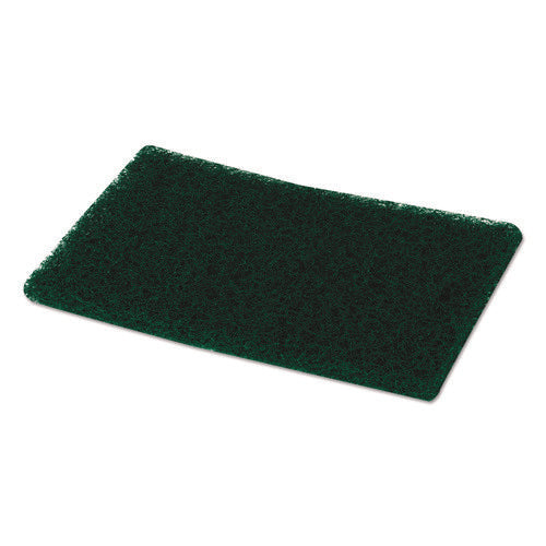 Image of Boardwalk® 86LGI Heavy-Duty Scouring Pad, 6 x 9, Green, 15/Carton