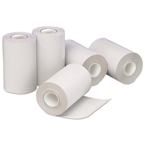 Image of Iconex Direct Thermal Printing Paper Rolls, 0.5" Core, 2.25" X 55 Ft, White, 50/carton