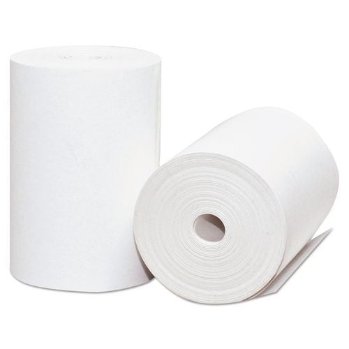 Image of Iconex Direct Thermal Printing Thermal Paper Rolls, 2.25" X 75 Ft, White, 50/carton