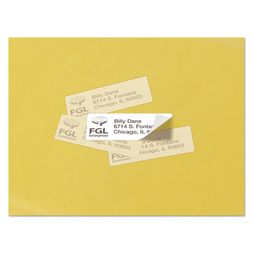 Image of Avery® 55160 Repositionable Address Labels w/SureFeed, Laser, 1 x 2.63, White, 3000/Box