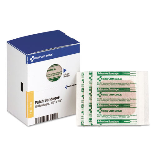 Image of First Aid Only FAE-3000 Smartcompliance Patch Bandages, 1.5 X 1.5, 10/box