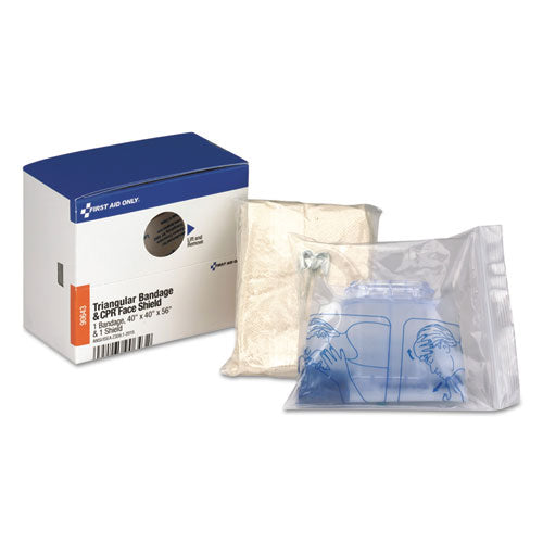 Image of First Aid Only 90643 Triangular Sling/bandage And Cpr Mask, 2 Pieces