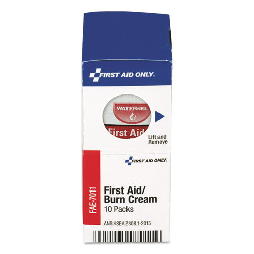 Image of First Aid Only FAE-7011 Smartcompliance Burn Cream, 0.9 G Packet, 10/box